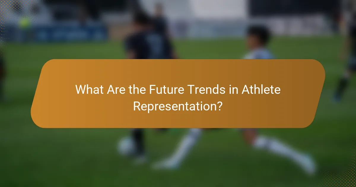 What Are the Future Trends in Athlete Representation?